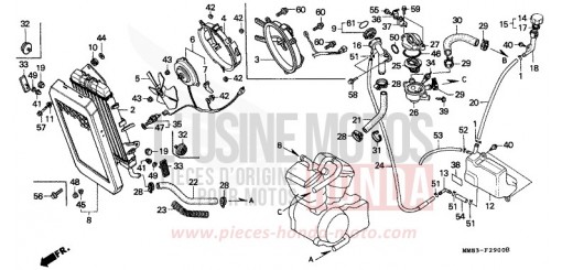RADIATEUR VT1100CJ de 1988